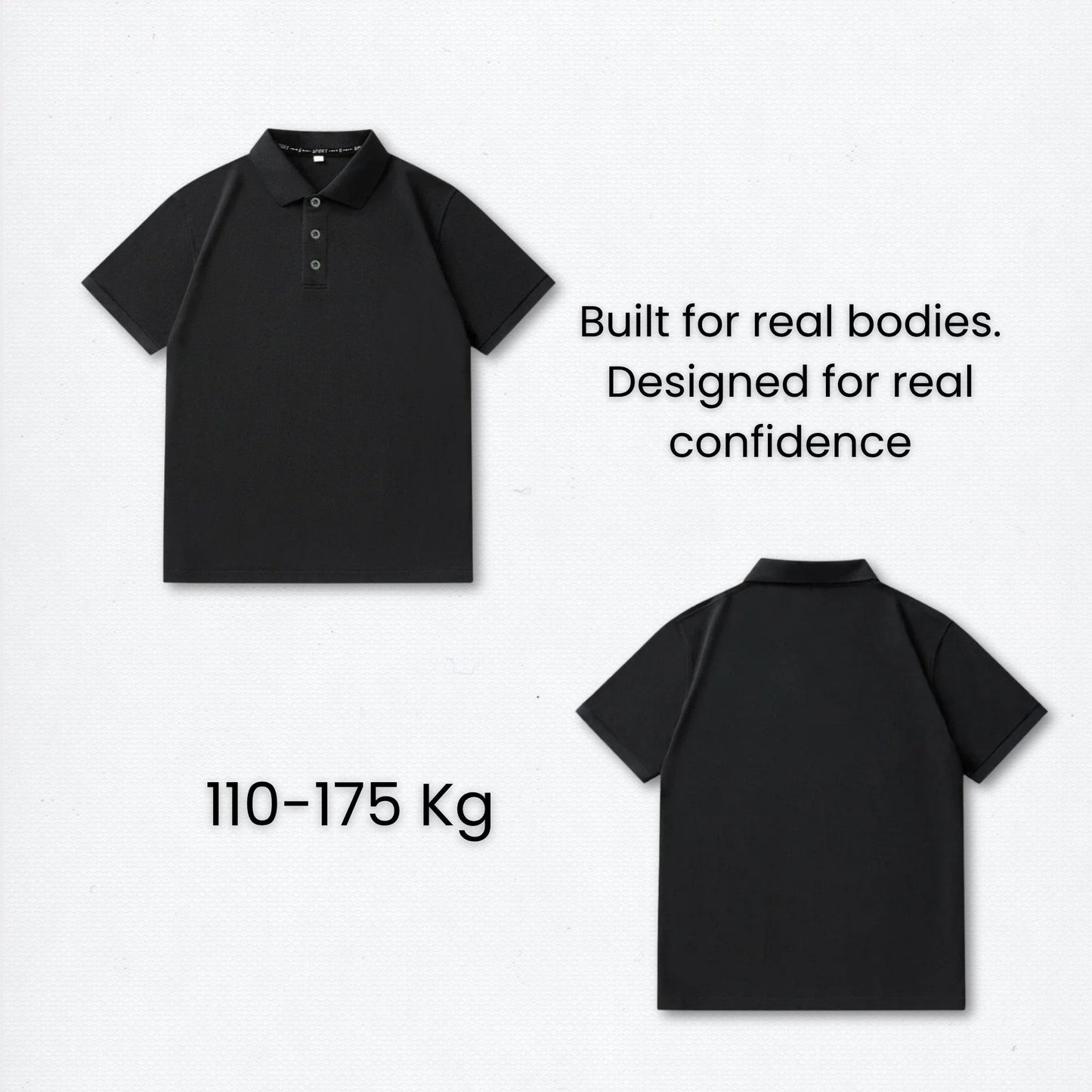 BigBoss Polo – Loose Fit 110–175 kg