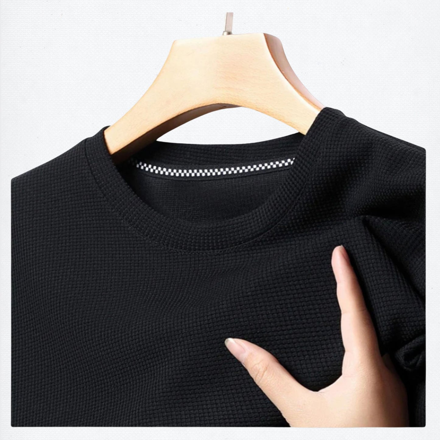 Free & Light – Waffle Tee for Men Who Rock Big Style