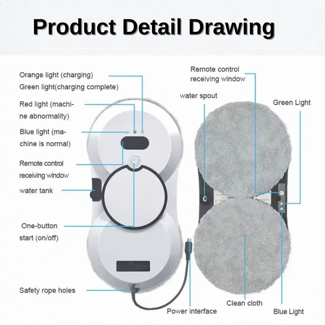 ClearBuddy. Your smart little helper for sparkling clean glass.