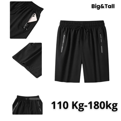 Plus Size Quick-Dry Summer Shorts for Men – Designed for Real Comfort