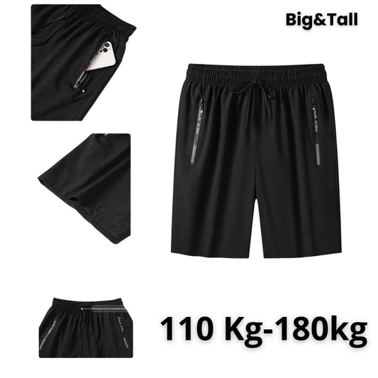 Plus Size Quick-Dry Summer Shorts for Men – Designed for Real Comfort