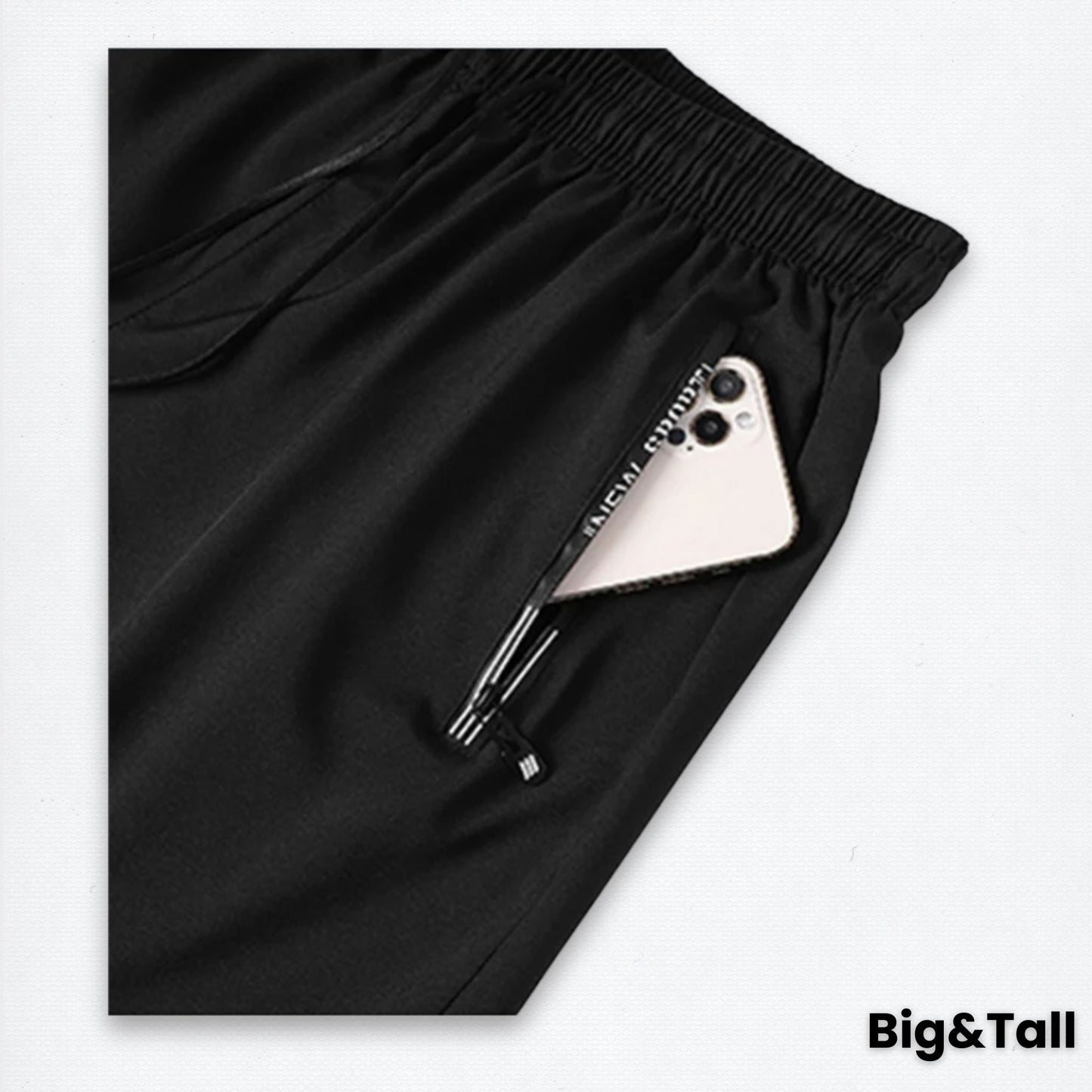 Plus Size Quick-Dry Summer Shorts for Men – Designed for Real Comfort