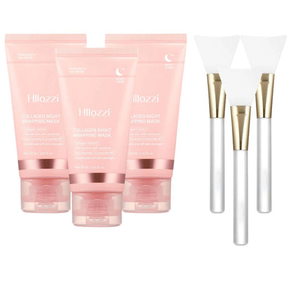 Collagen Overnight Wrap Mask with Jelly Brush