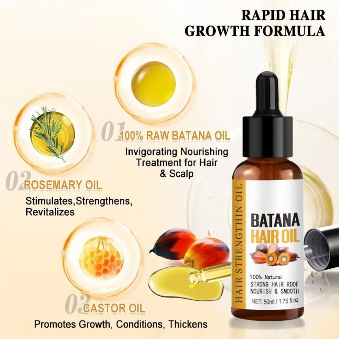 Raw Batana Oil Hair Growth Set
