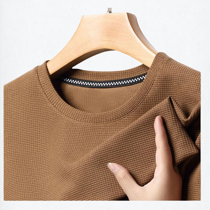 Free &amp; Light – Waffel-T-Shirt für Männer, die großen Stil rocken