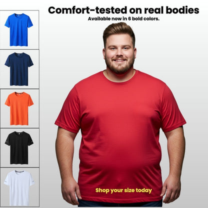 Big Size Quick-Dry T-Shirt – Up to 6XL
