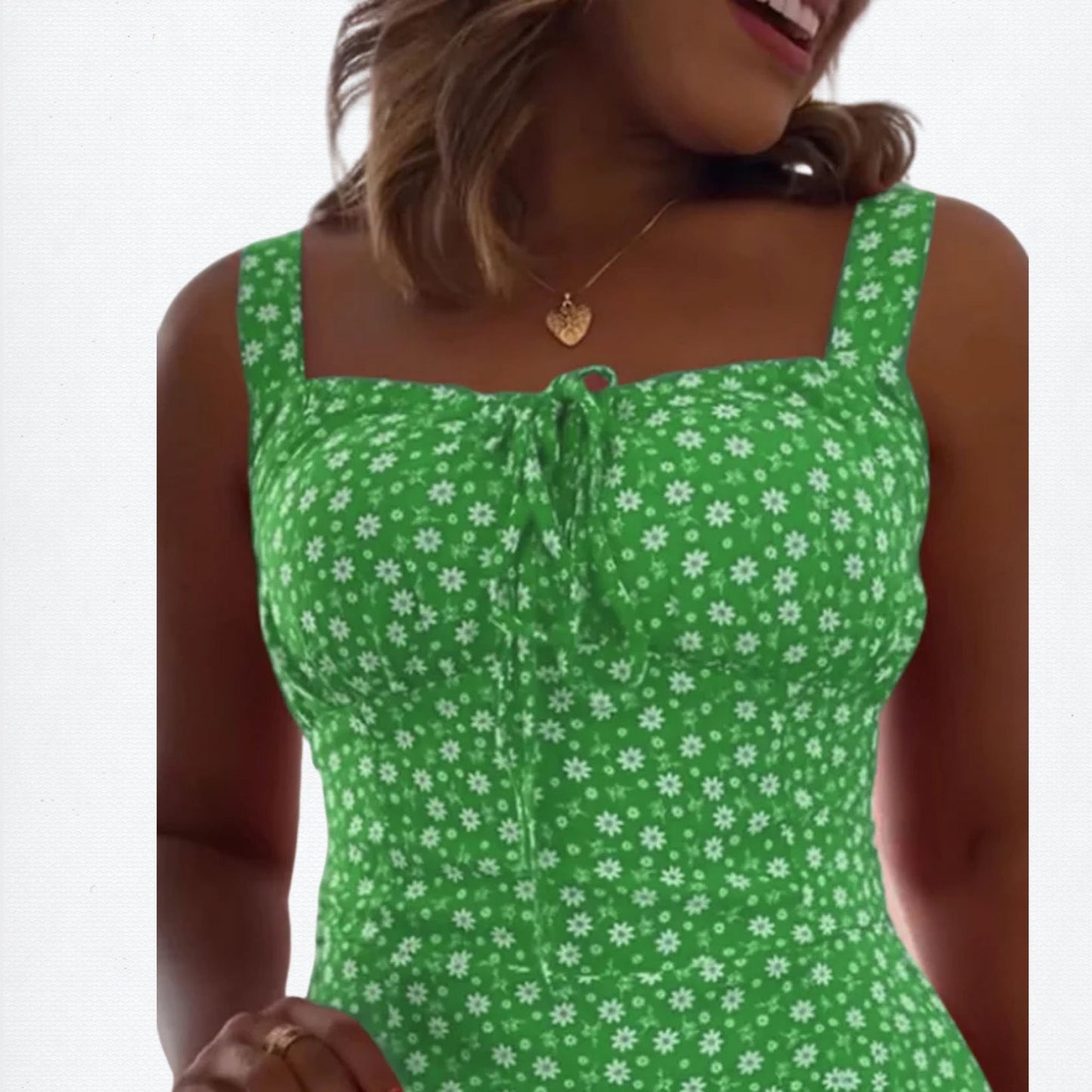 2025 Floral Shirred Jumpsuit – Casual Chic with a Twist