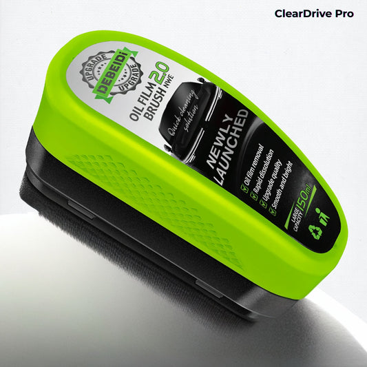 ClearDrive Pro – Oil Film Remover & Glass Cleaning Kit (150ml + Sponge Brush)