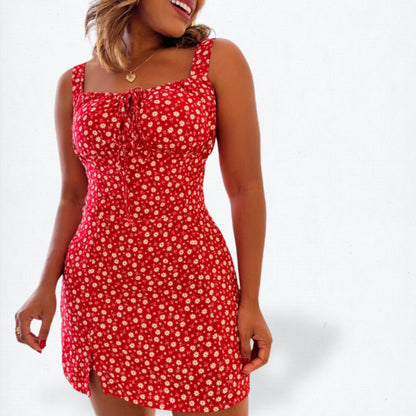 2025 Floral Shirred Jumpsuit – Casual Chic with a Twist