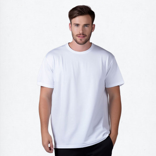 The Essential Luxe Tee Premium cotton. Supreme comfort. Confident style — all in one perfect tee.