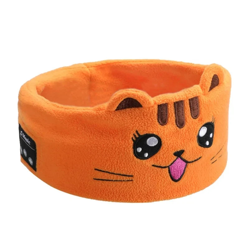 SleepTunes Kids Bluetooth Headband – Soft Music Sleep Mask with Cute Animal Design