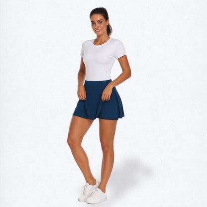 Summer Sport Skirt – High-Waist Quick-Dry Mini with Liner
