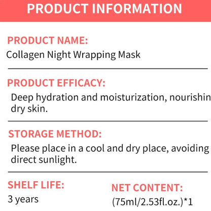 Collagen Overnight Wrap Mask with Jelly Brush
