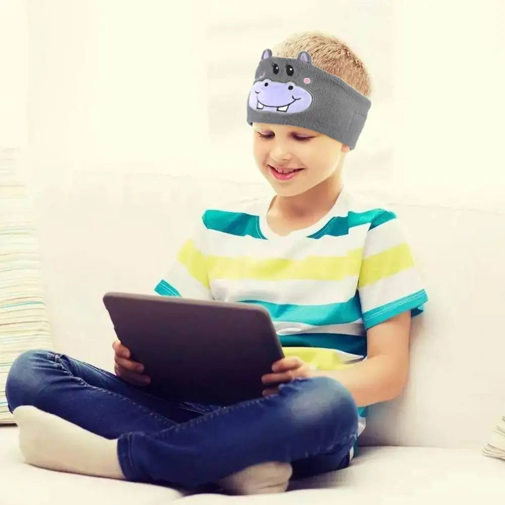 SleepTunes Kids Bluetooth Headband – Soft Music Sleep Mask with Cute Animal Design