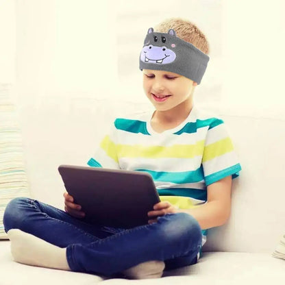SleepTunes Kids Bluetooth Headband – Soft Music Sleep Mask with Cute Animal Design