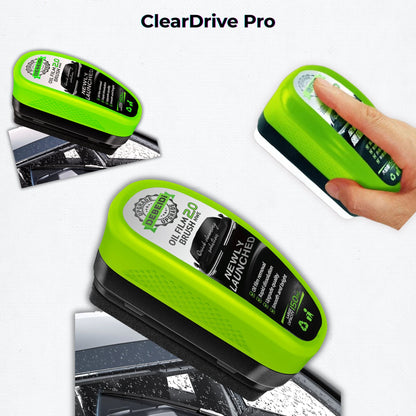 ClearDrive Pro – Oil Film Remover & Glass Cleaning Kit (150ml + Sponge Brush)