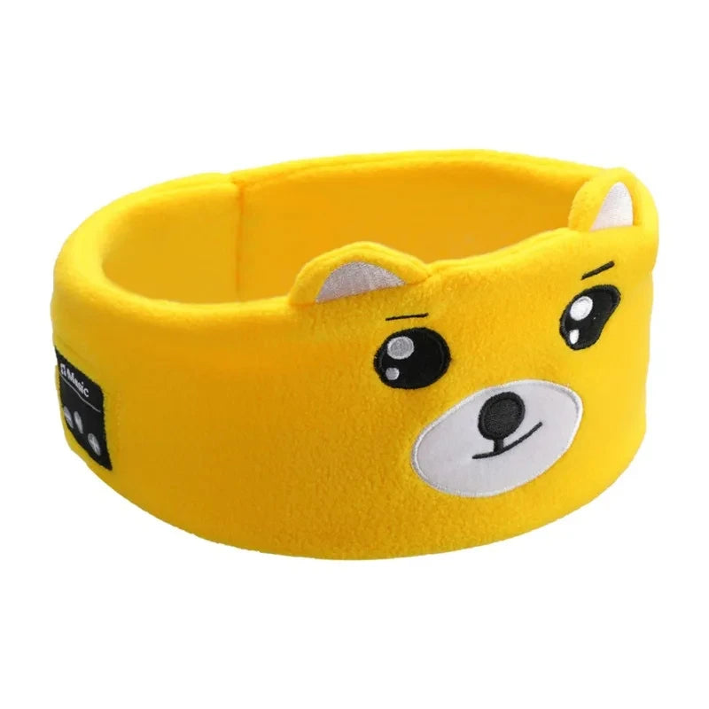 SleepTunes Kids Bluetooth Headband – Soft Music Sleep Mask with Cute Animal Design